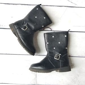 Oshkosh Black Star Cut Out Boots